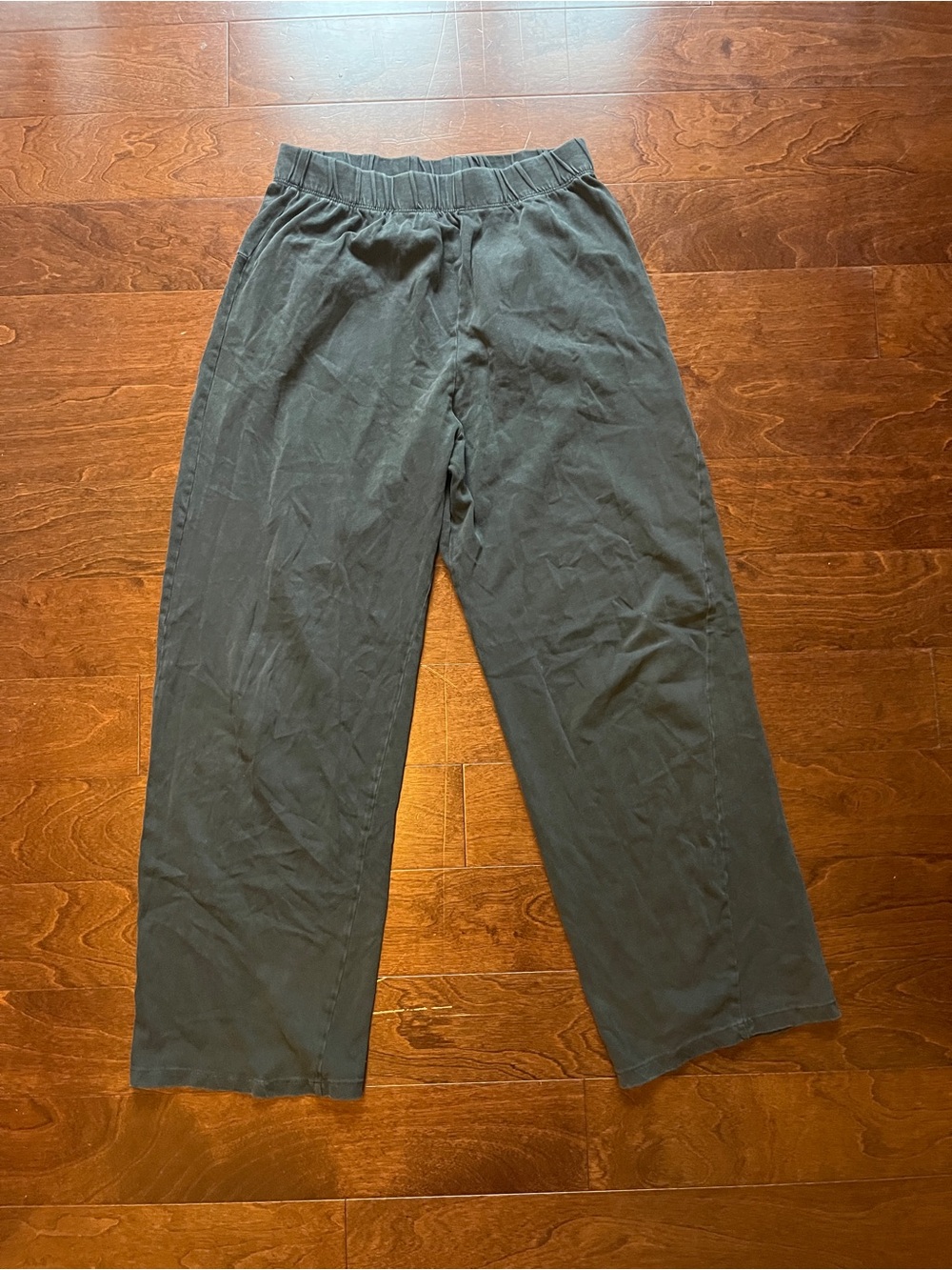 Zara Wide Leg Women's Pants in Dark Gray